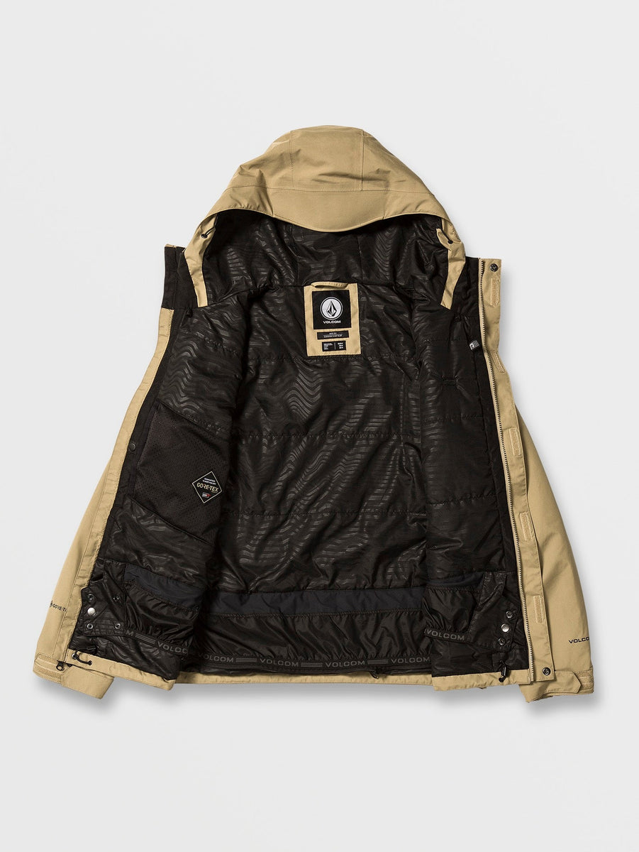 Dua Insulated Gore-Tex Jacket - DARK KHAKI - Men - Volcom UK