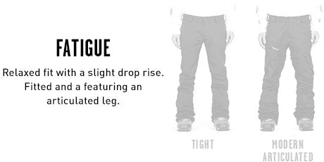 Mens Snow Pants Fatigue Fits