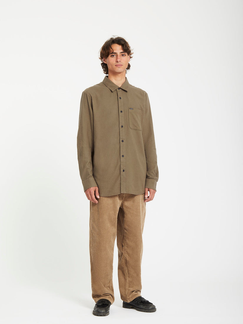 Caden Solid Shirt - Wintermoss