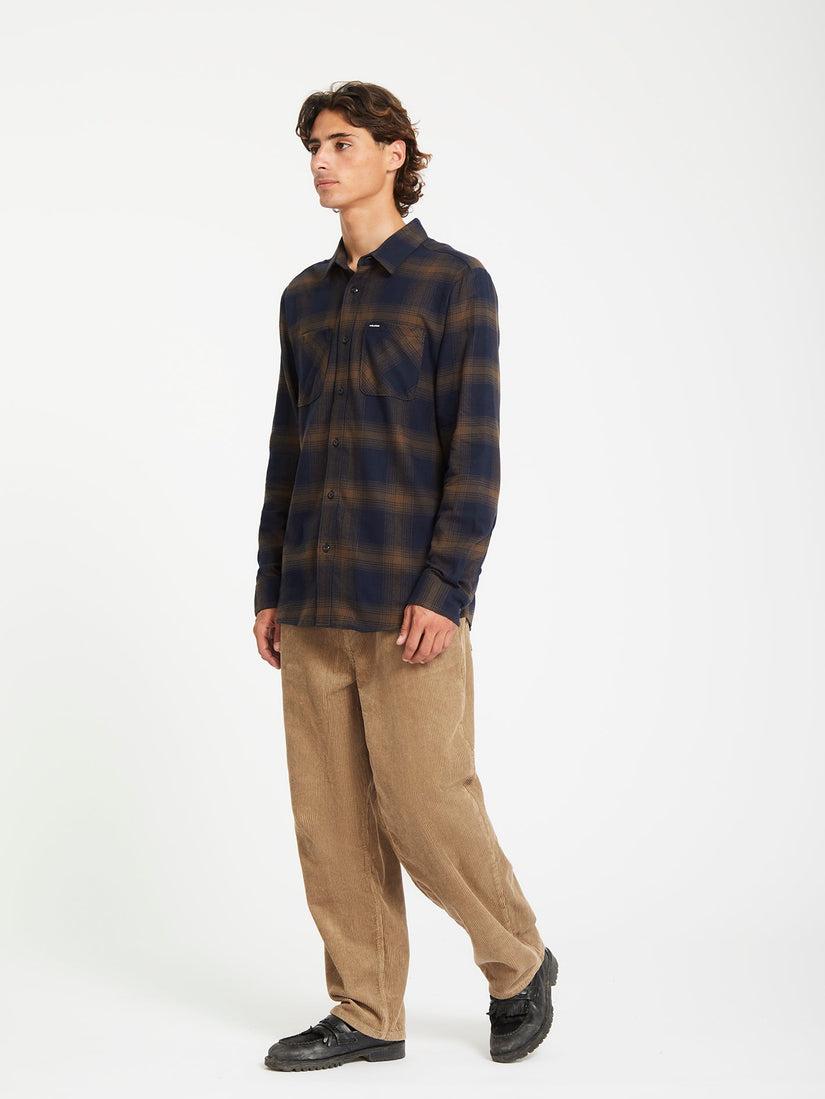 Netastone Flannel Shirt - Dark Earth