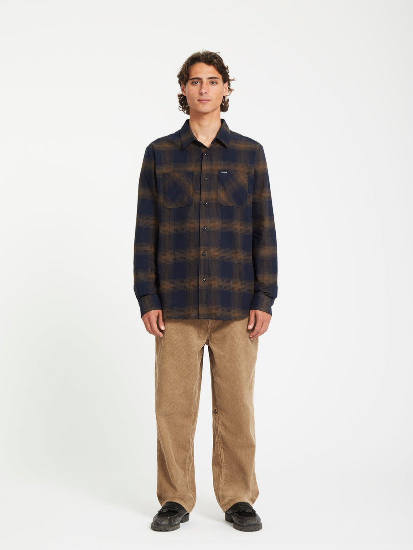 Netastone Flannel Shirt - Dark Earth