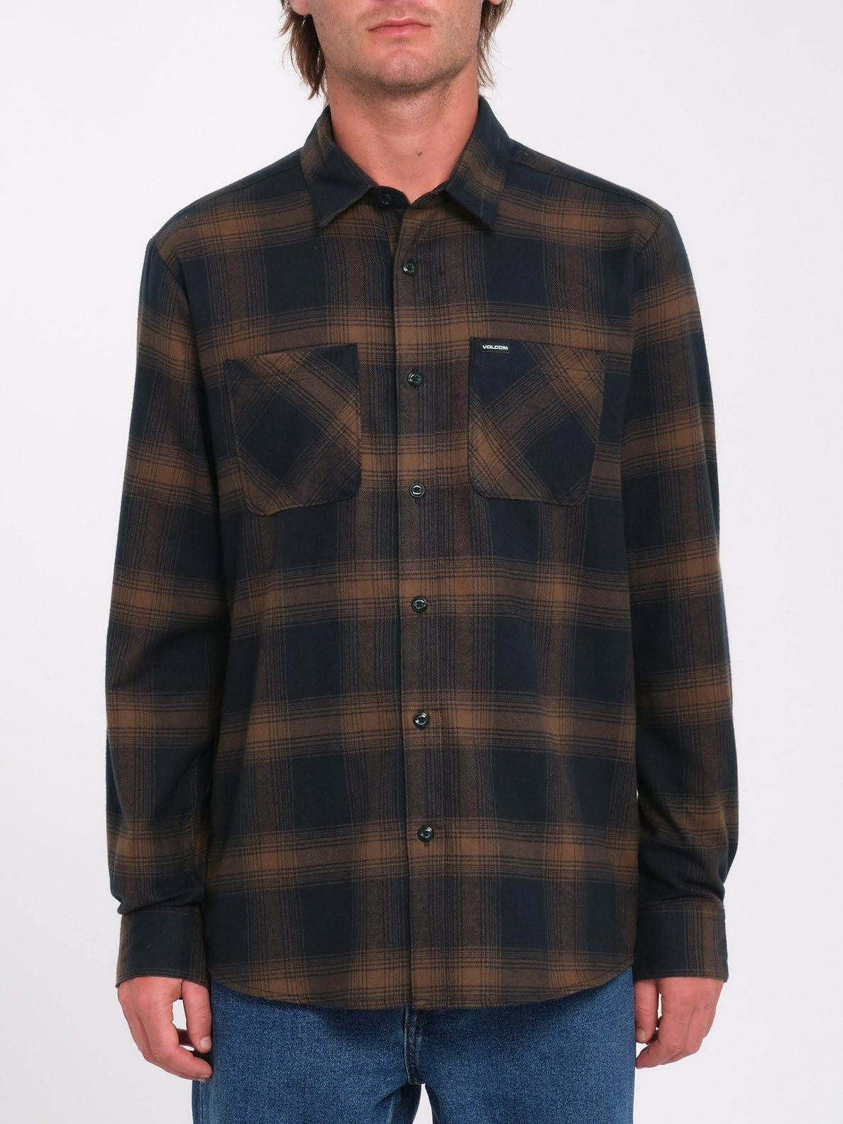 Netastone Flannel Shirt - Dark Earth