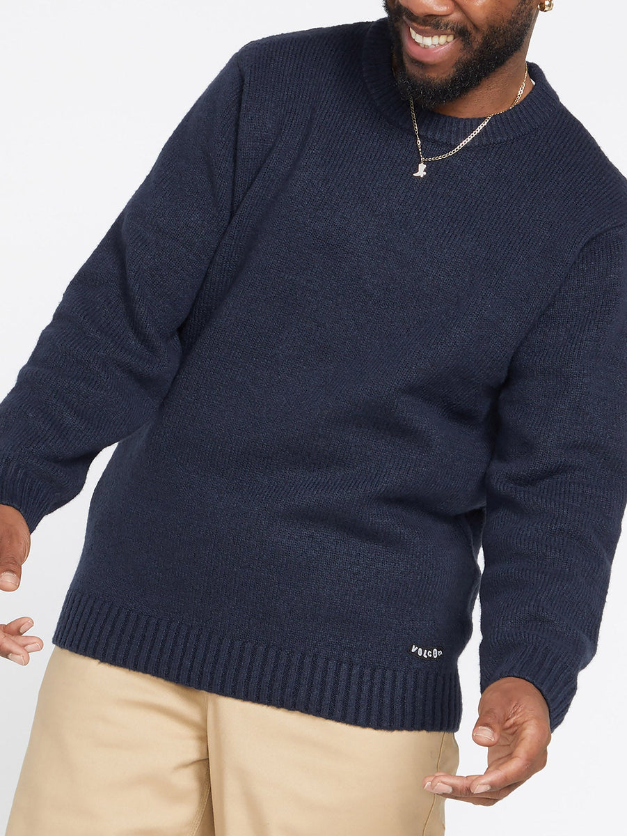 Edmonder II Sweater - Navy - Men - Volcom UK – Volcom United Kingdom