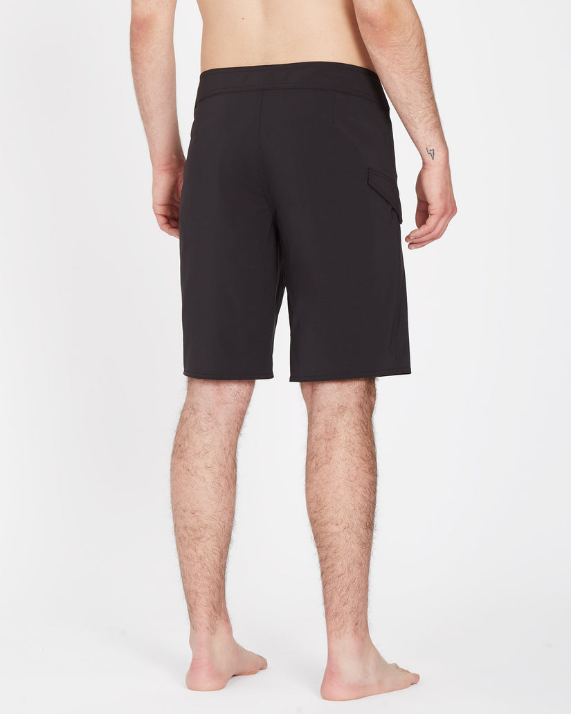 Lido Solid Mod 20" Boardshort - BLACK