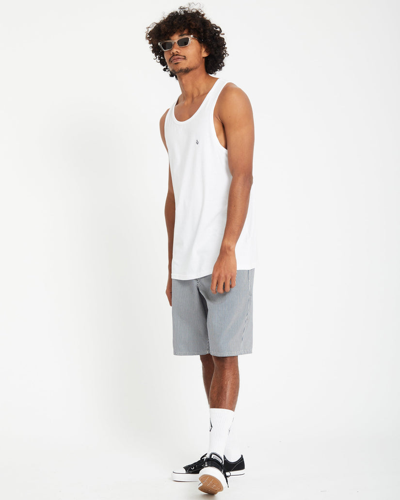 Stone Blanks Tank Top - WHITE