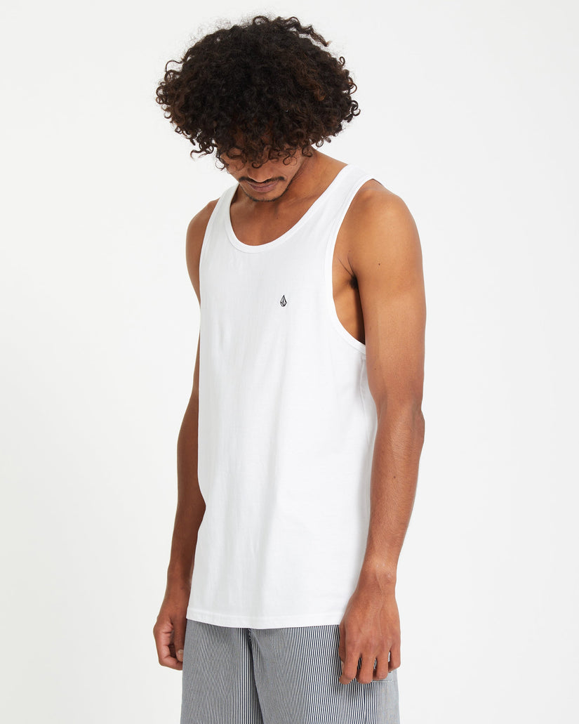 Stone Blanks Tank Top - WHITE