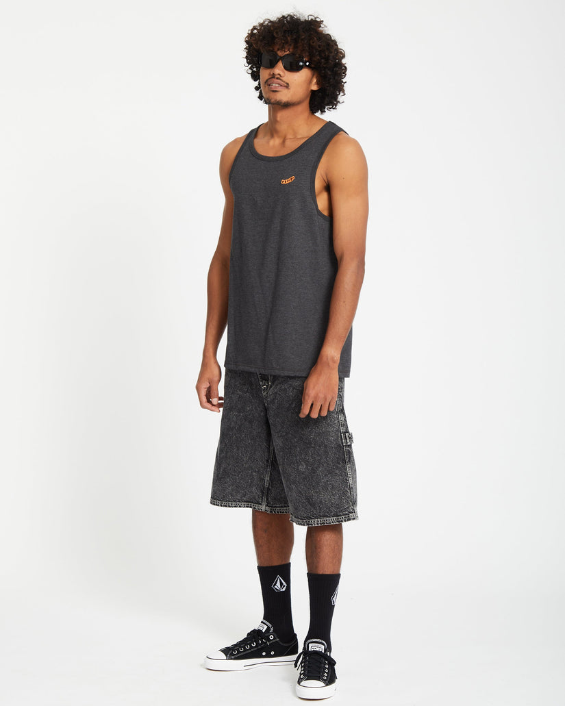 Pistol Stone Tank Top - HEATHER BLACK