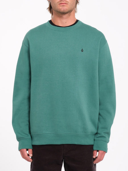 Single Stone Sweatshirt Sea Green Men Volcom UK Volcom United Kingdom