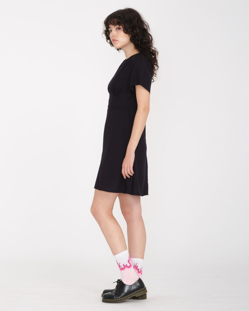 Surfpunk Dress - BLACK