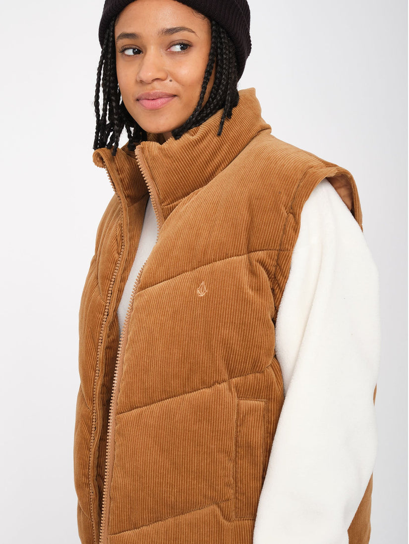 Cord'N Puff Jacket - Vintage Brown