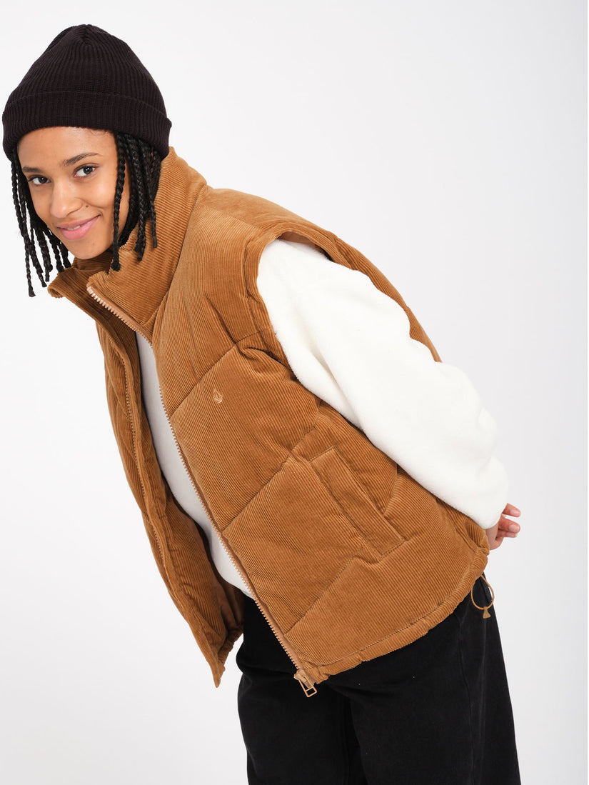 Cord'N Puff Jacket - Vintage Brown