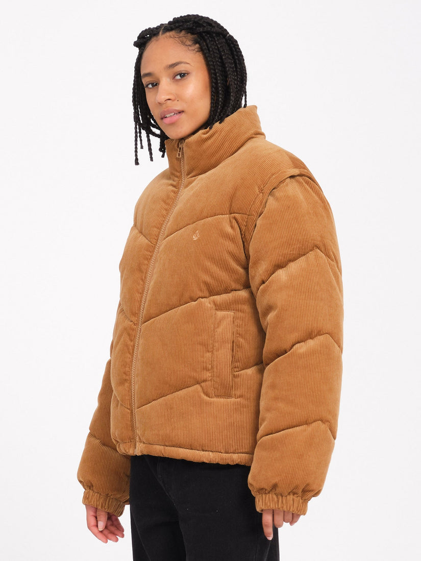 Cord'N Puff Jacket - Vintage Brown