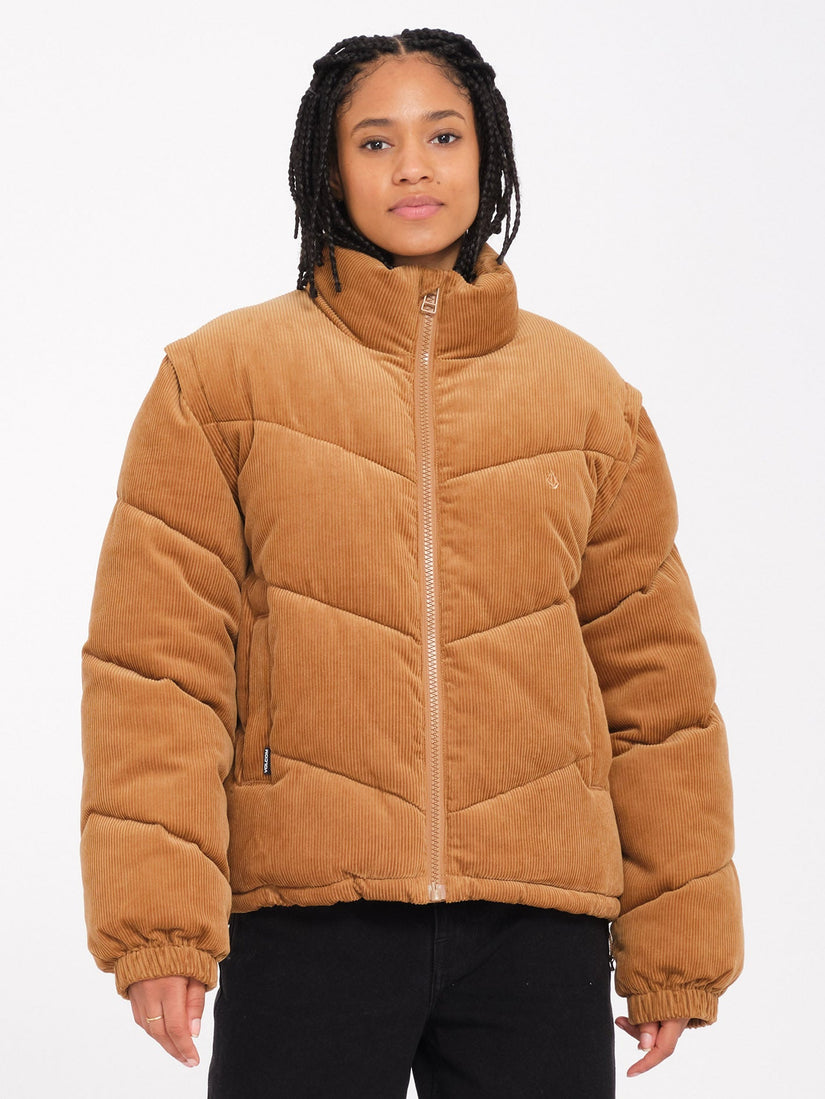 Cord'N Puff Jacket - Vintage Brown