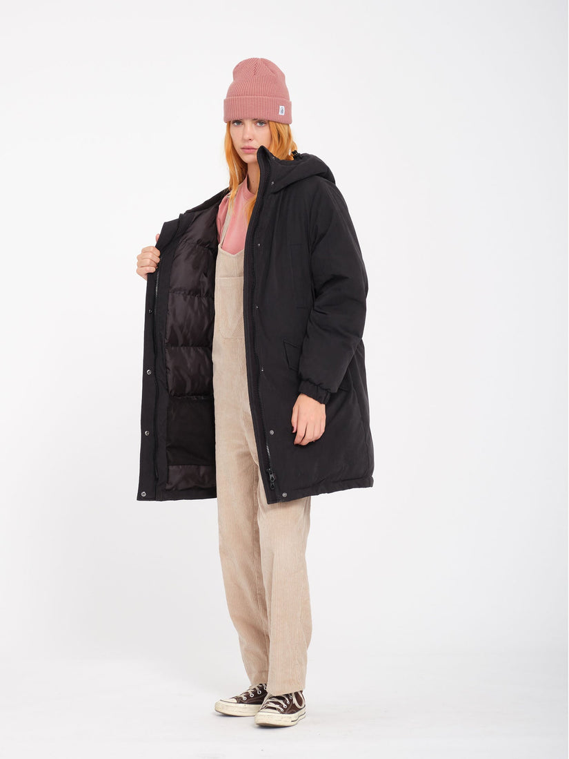 Sleepi Puff Up Parka - Black