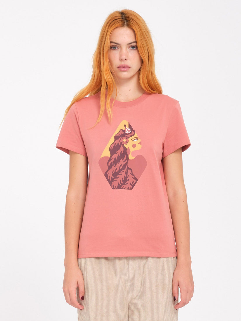 Radical Daze T-Shirt - Mauve Rose