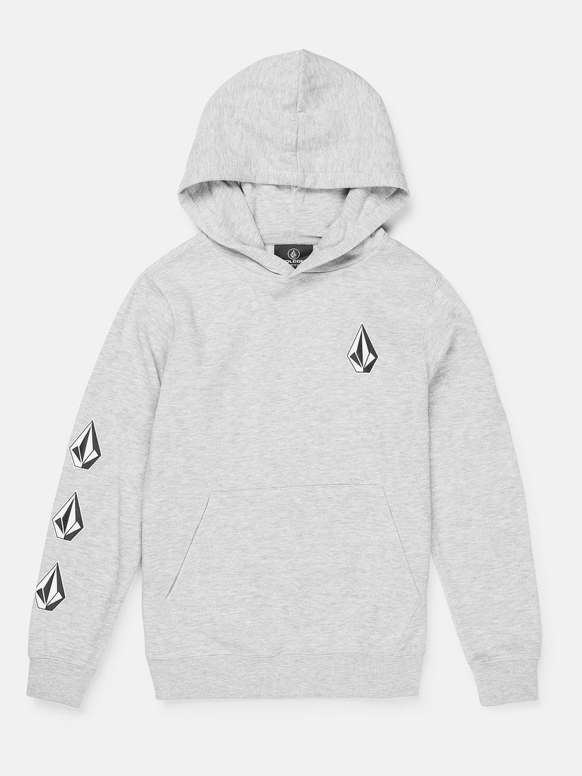 Iconic Stone Hoodie - Heather Grey - (KIDS)