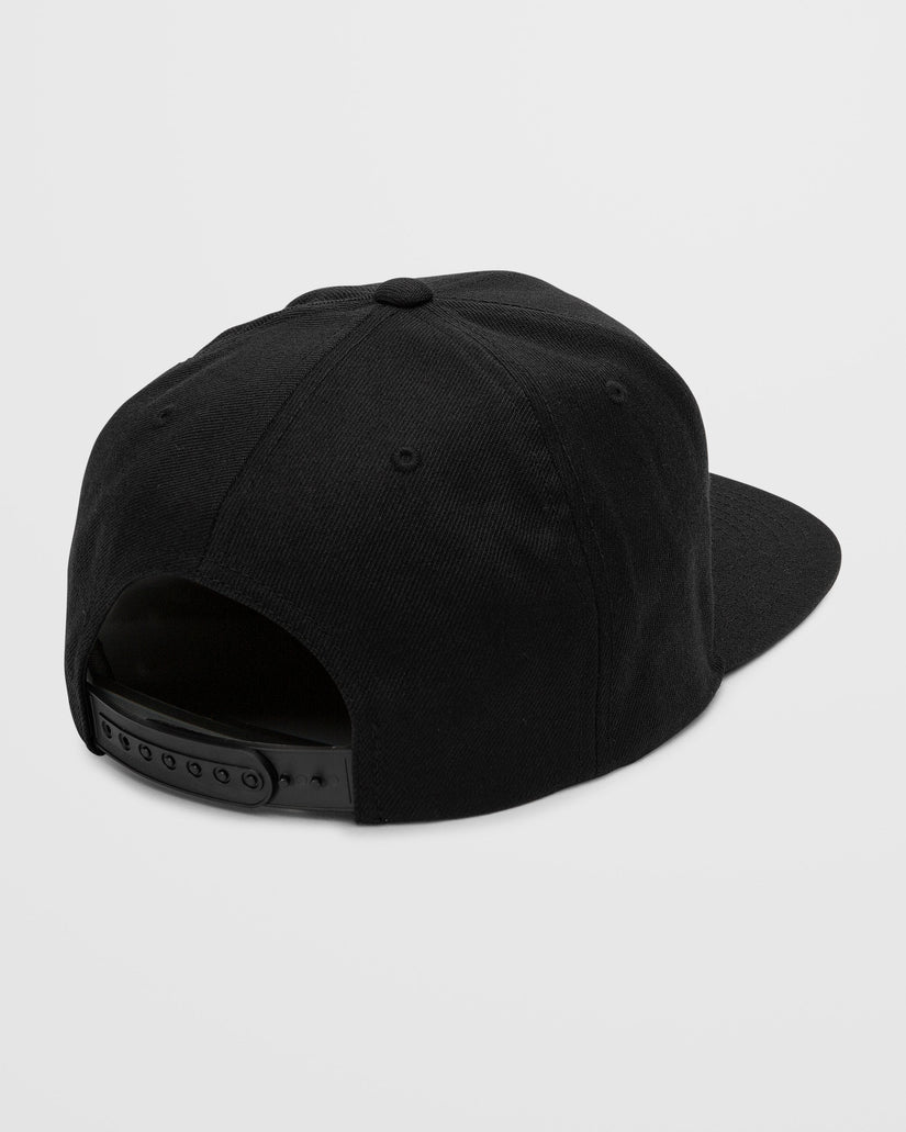 Quarter Twill Cap - BLACK