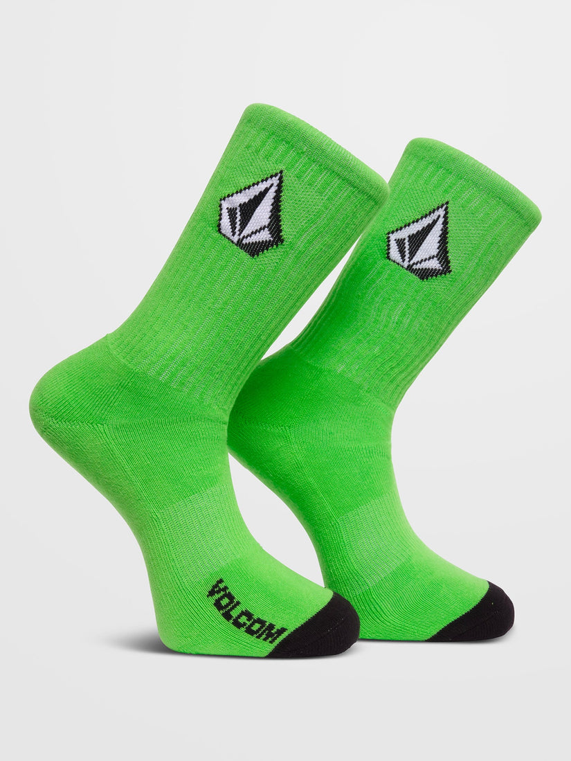 Full Stone Socks (3 Pack) - Electric Green