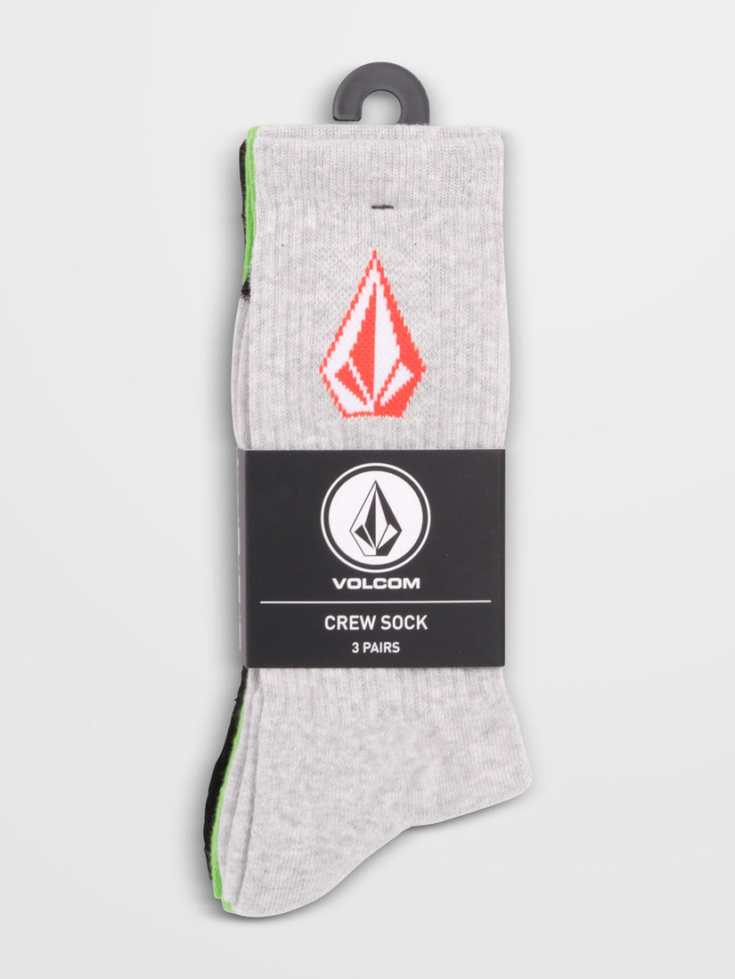 Full Stone Socks (3 Pack) - Electric Green