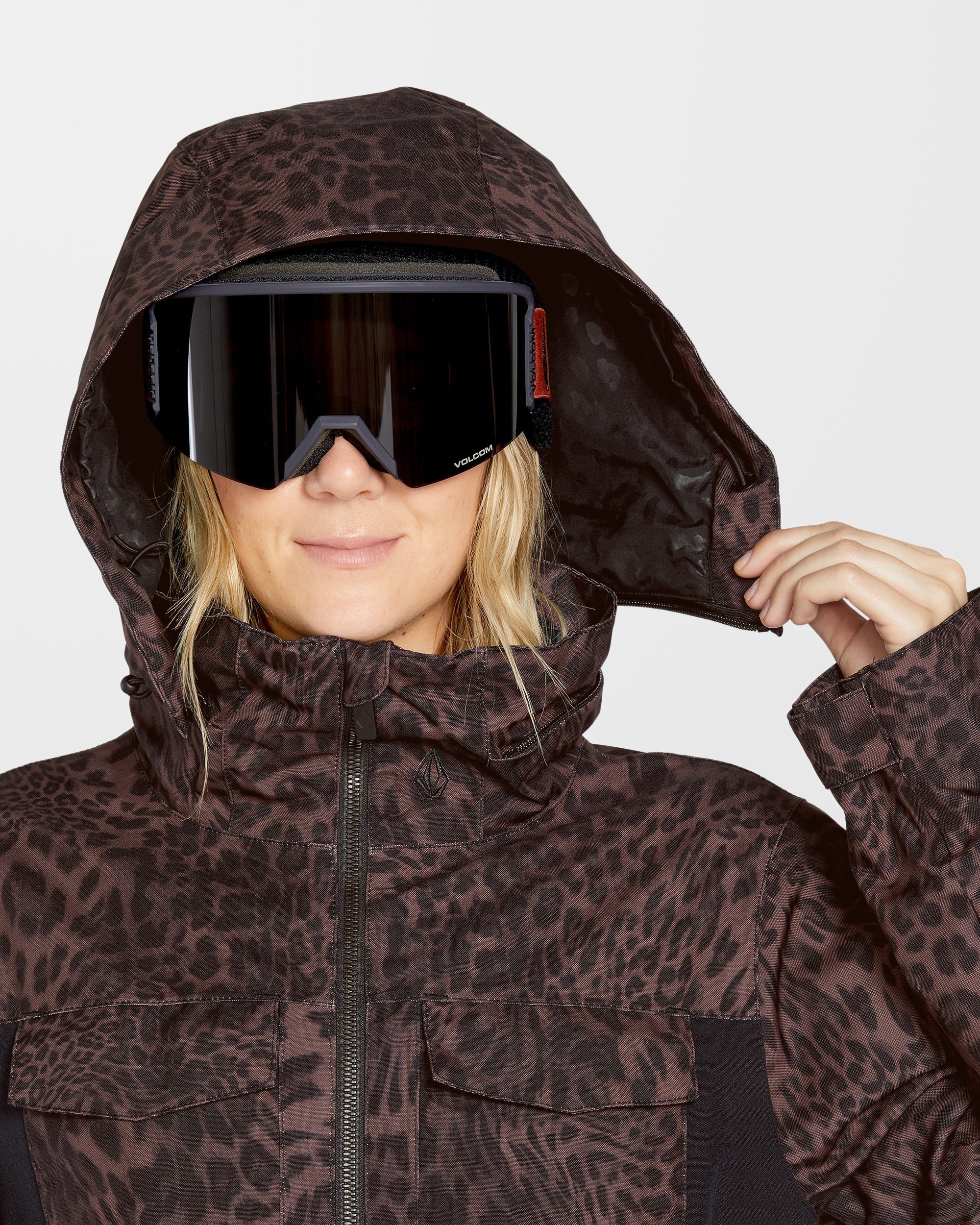 Shiloh Snow Suit Leopard Women Volcom UK 2 Years Warranty Volcom United Kingdom
