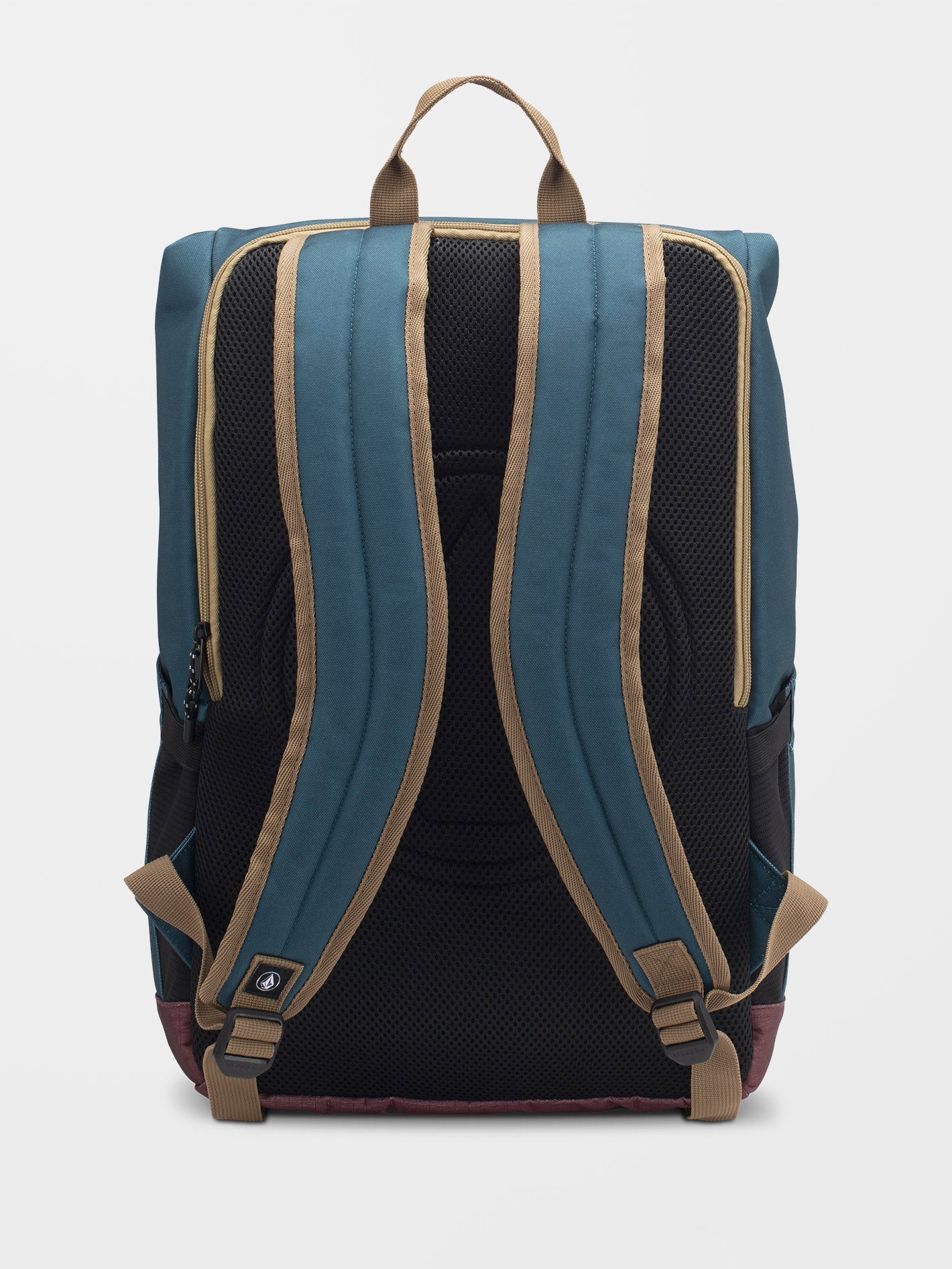 Black fold over backpack best sale