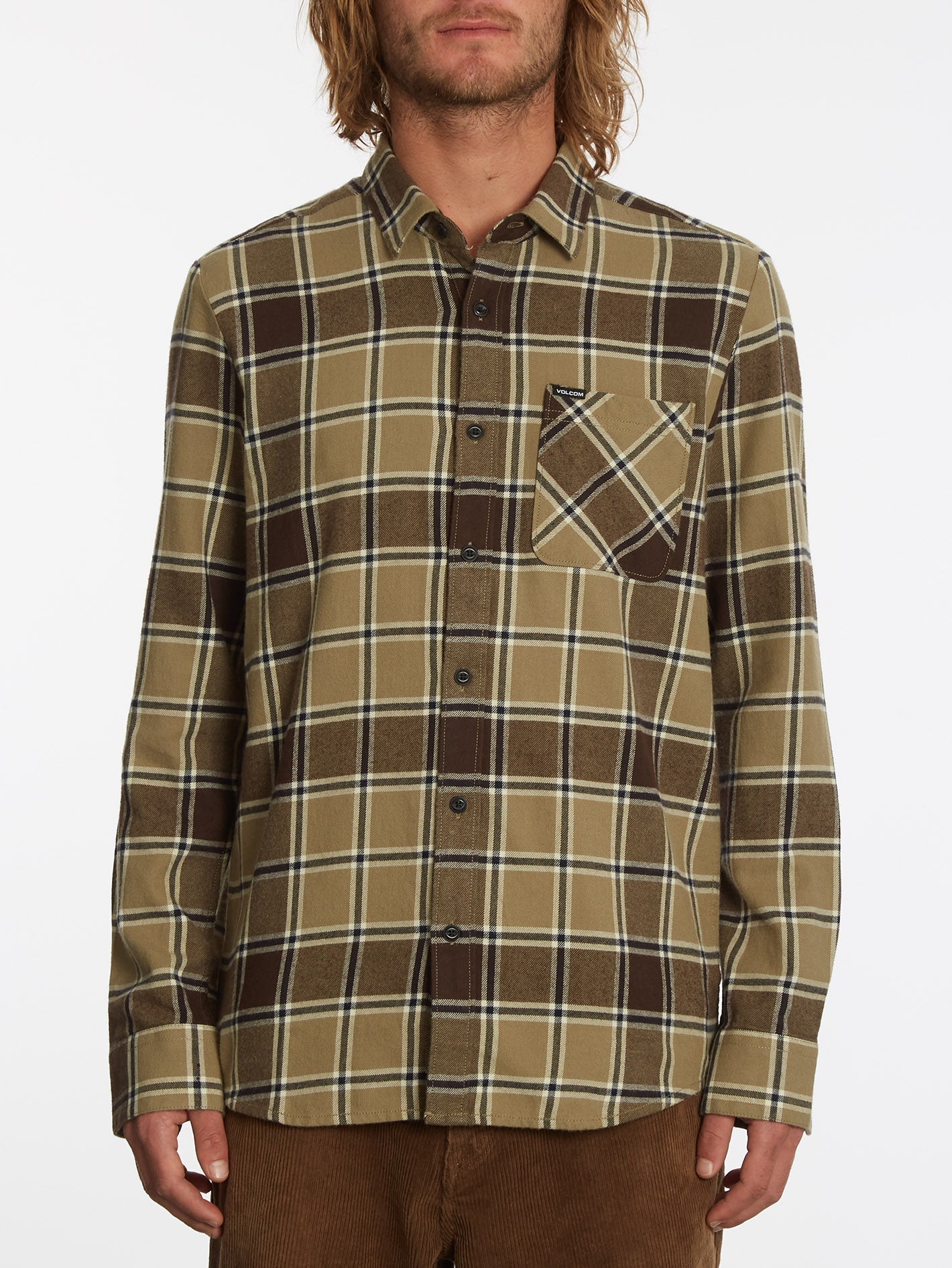 Caden Plaid Shirt - KHAKI