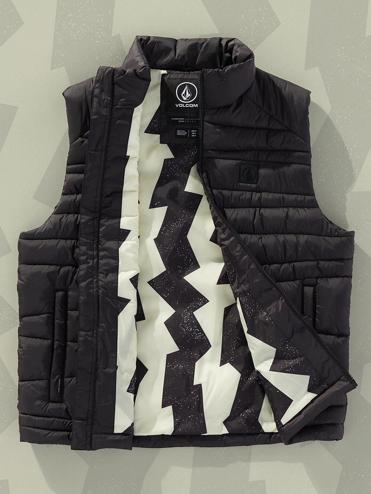 Earth Tripper Puff Vest BLACK BLACK XS