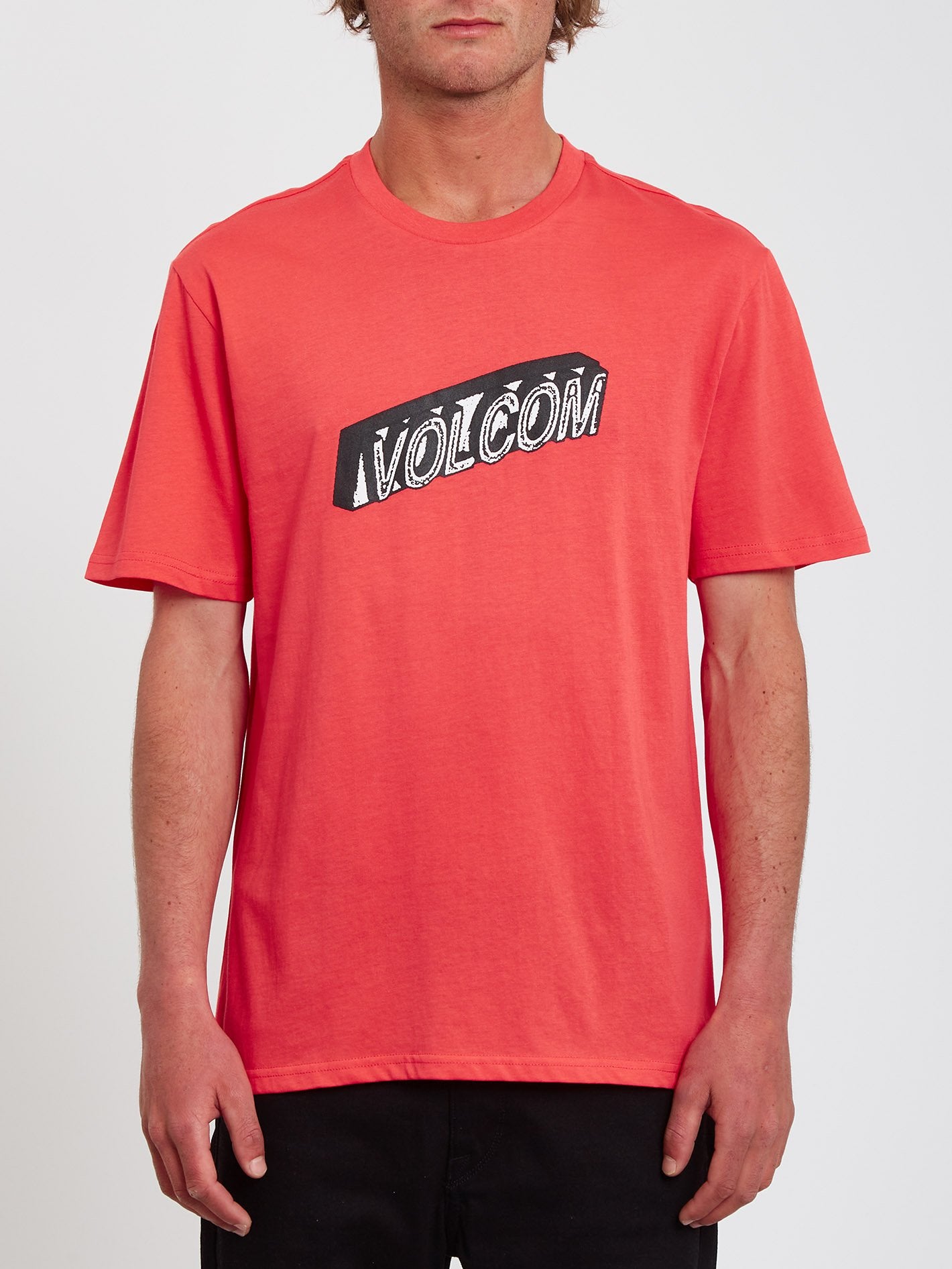 Blox T-shirt - CAYENNE – Volcom United Kingdom