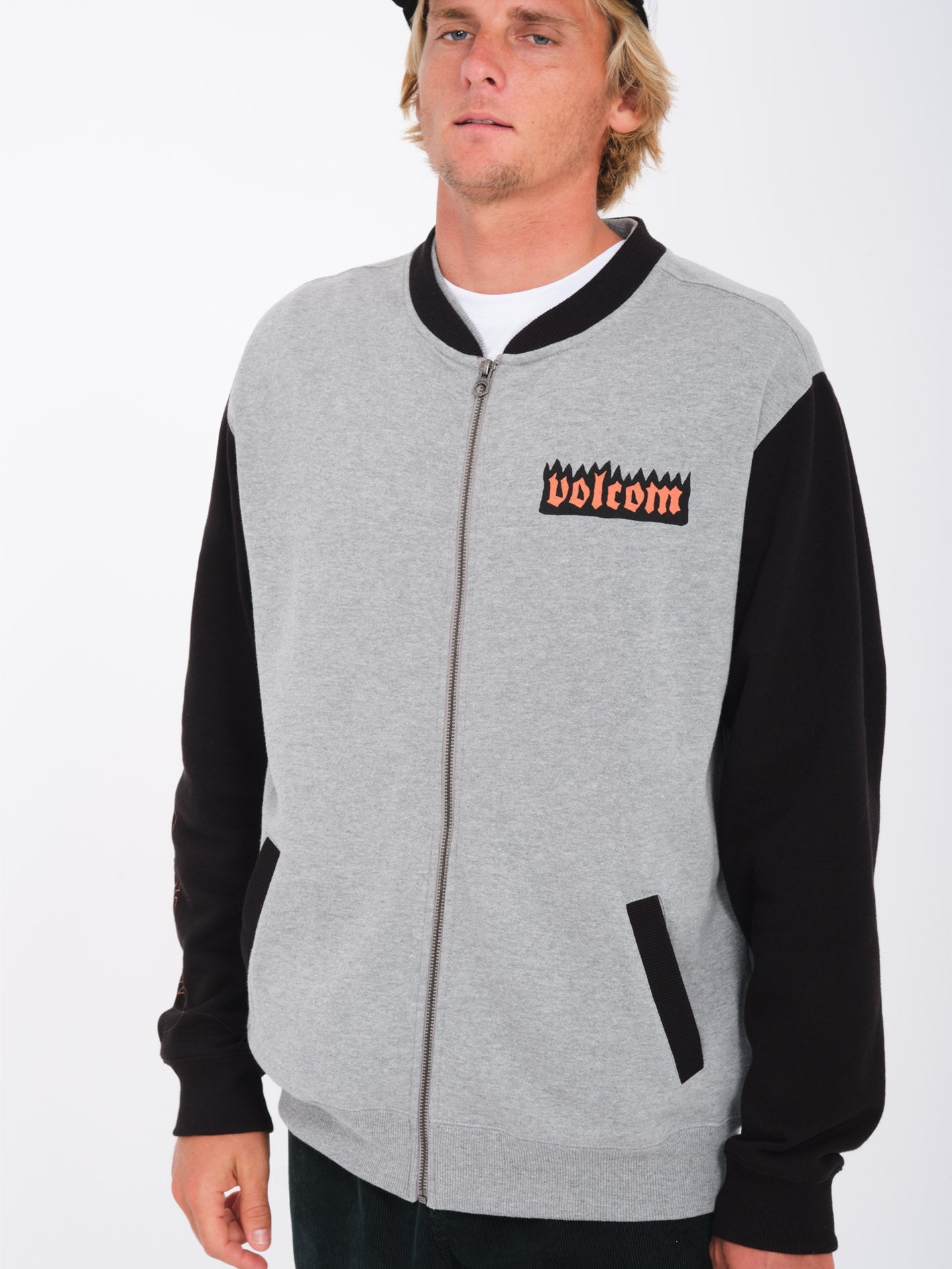 Nando Von Arb Zip Sweatshirt - HEATHER GREY - Men - Volcom UK 