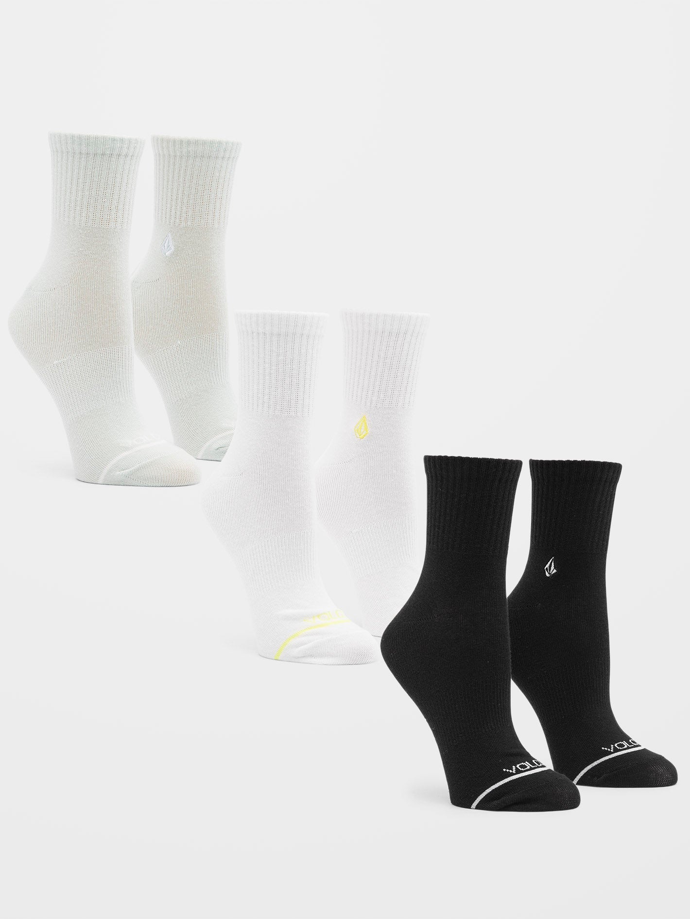 The New Crew Socks (3 Pack) - ASSORTED COLORS
