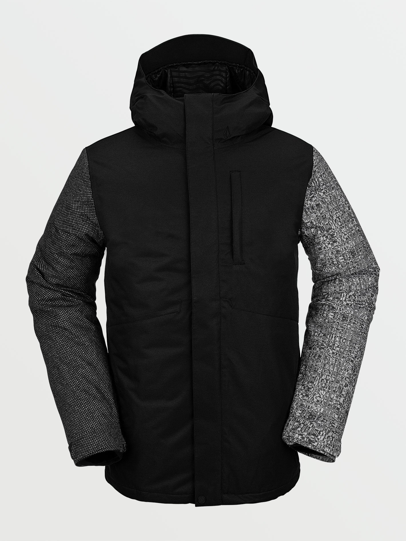 17Forty Insulated Jacket Black Check Volcom United Kingdom