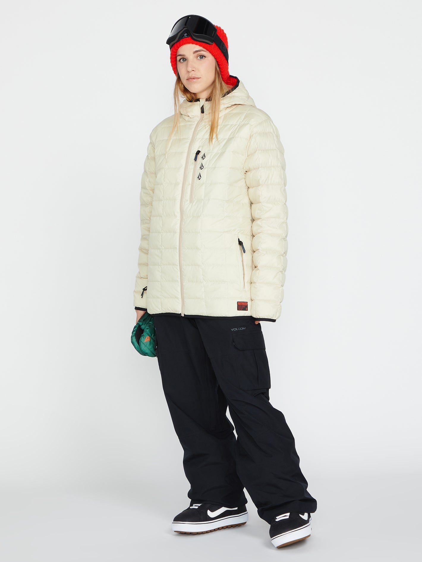 Puff Puff Give Jacket Khaki Unisex Volcom United Kingdom