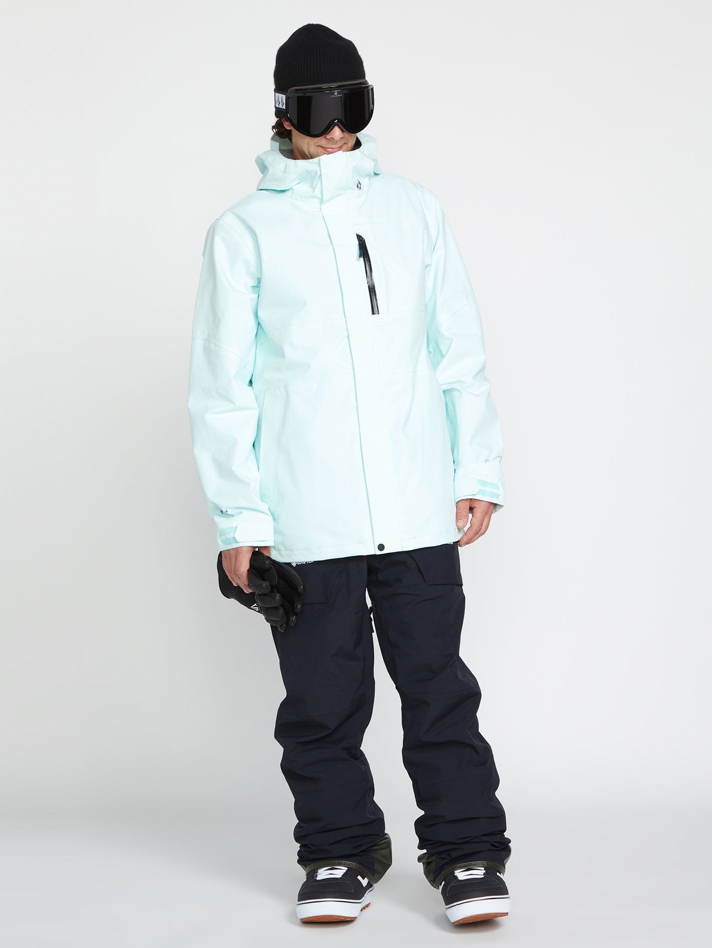 Mens L Gore-Tex Jacket - Black | Volcom Japan