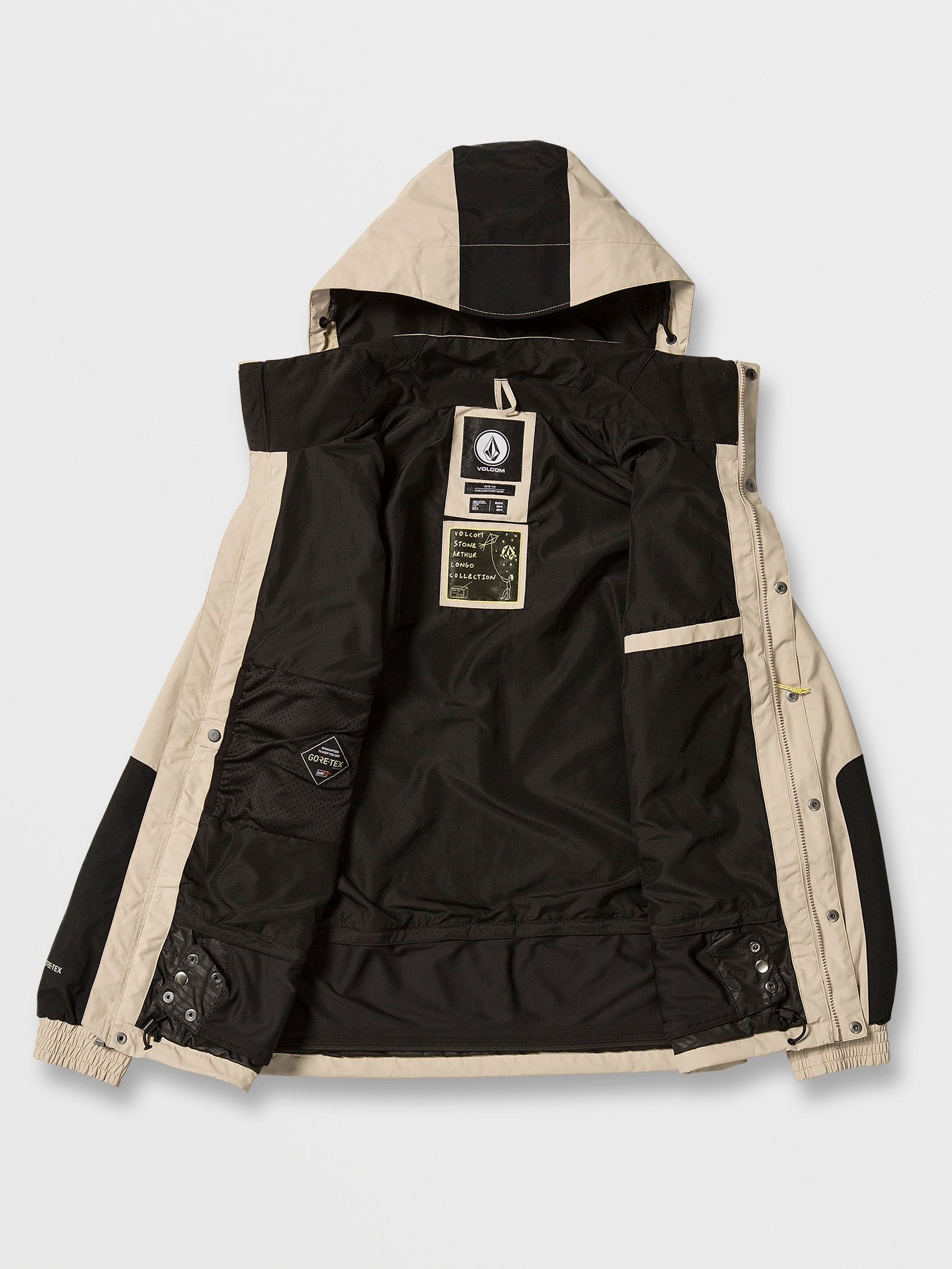 Longo Gore-Tex Jacket - KHAKIEST - Men - Volcom UK