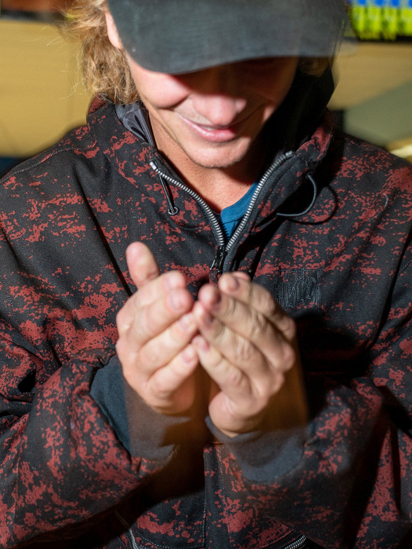 Dustbox Jacket - MAROON CAMO