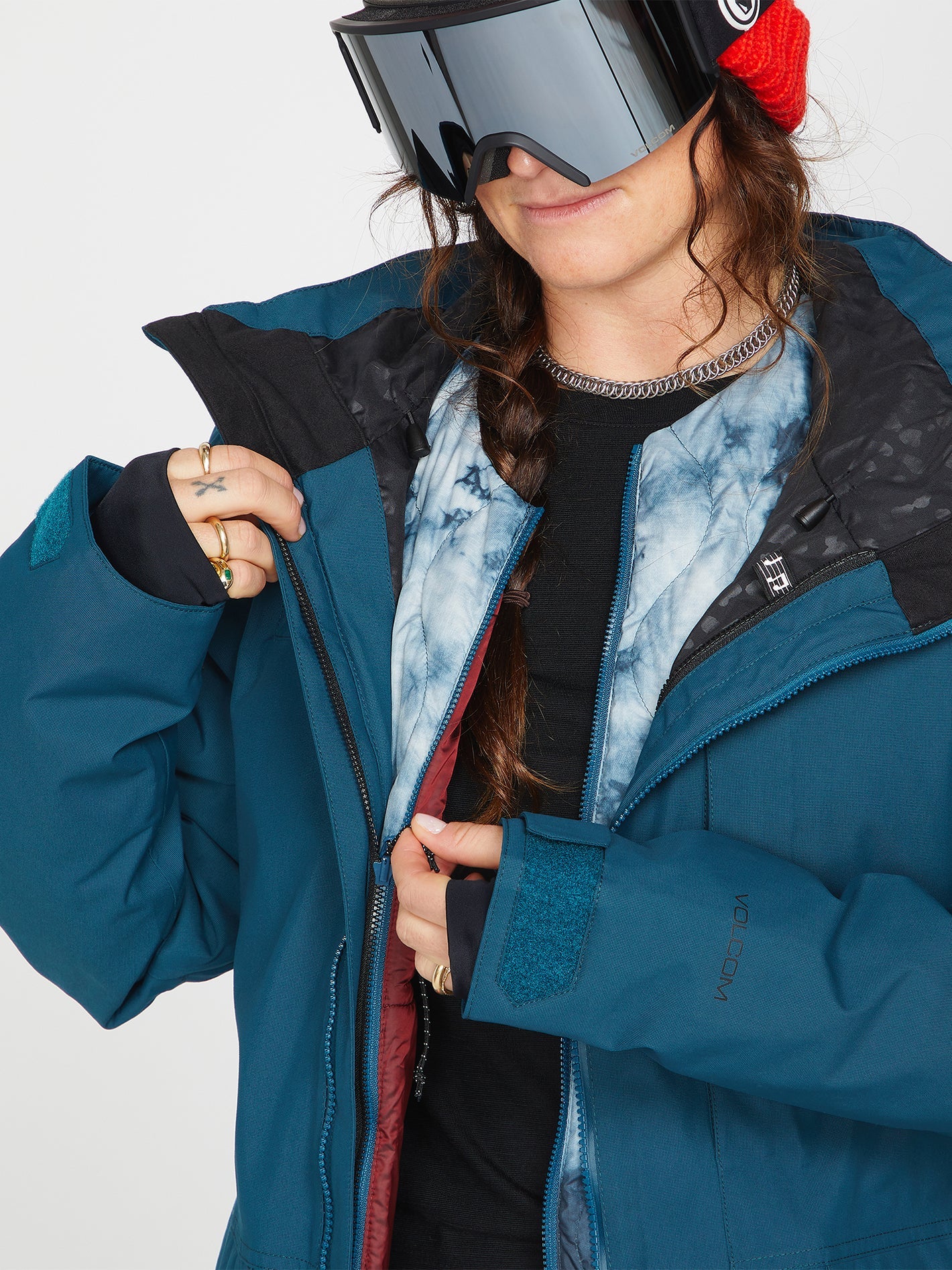 Iris 3 In 1 Gore Tex Jacket Storm Blue Volcom United Kingdom