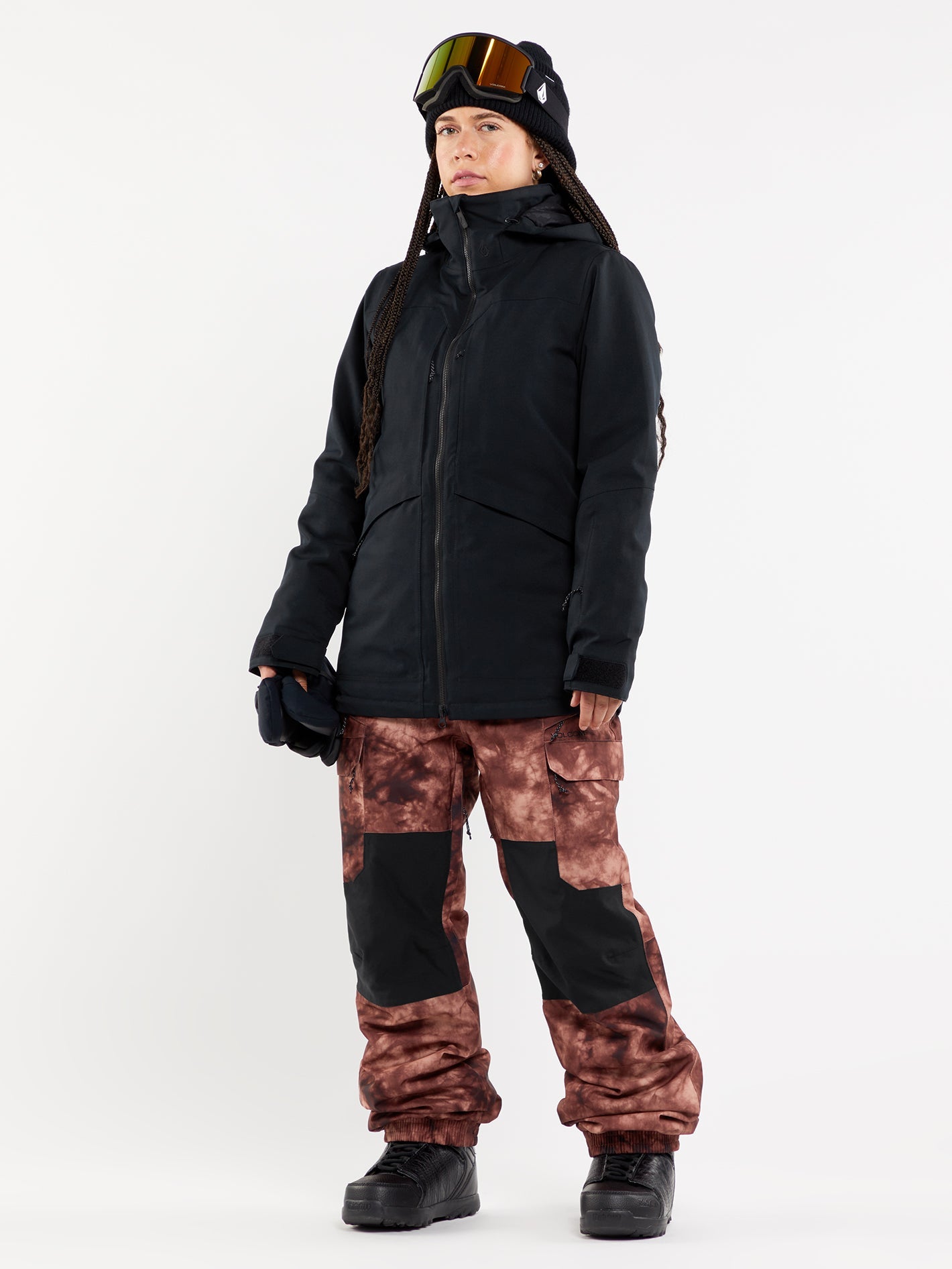 Shelter 3D Stretch Jacket BLACK Women Volcom UK Volcom United Kingdom