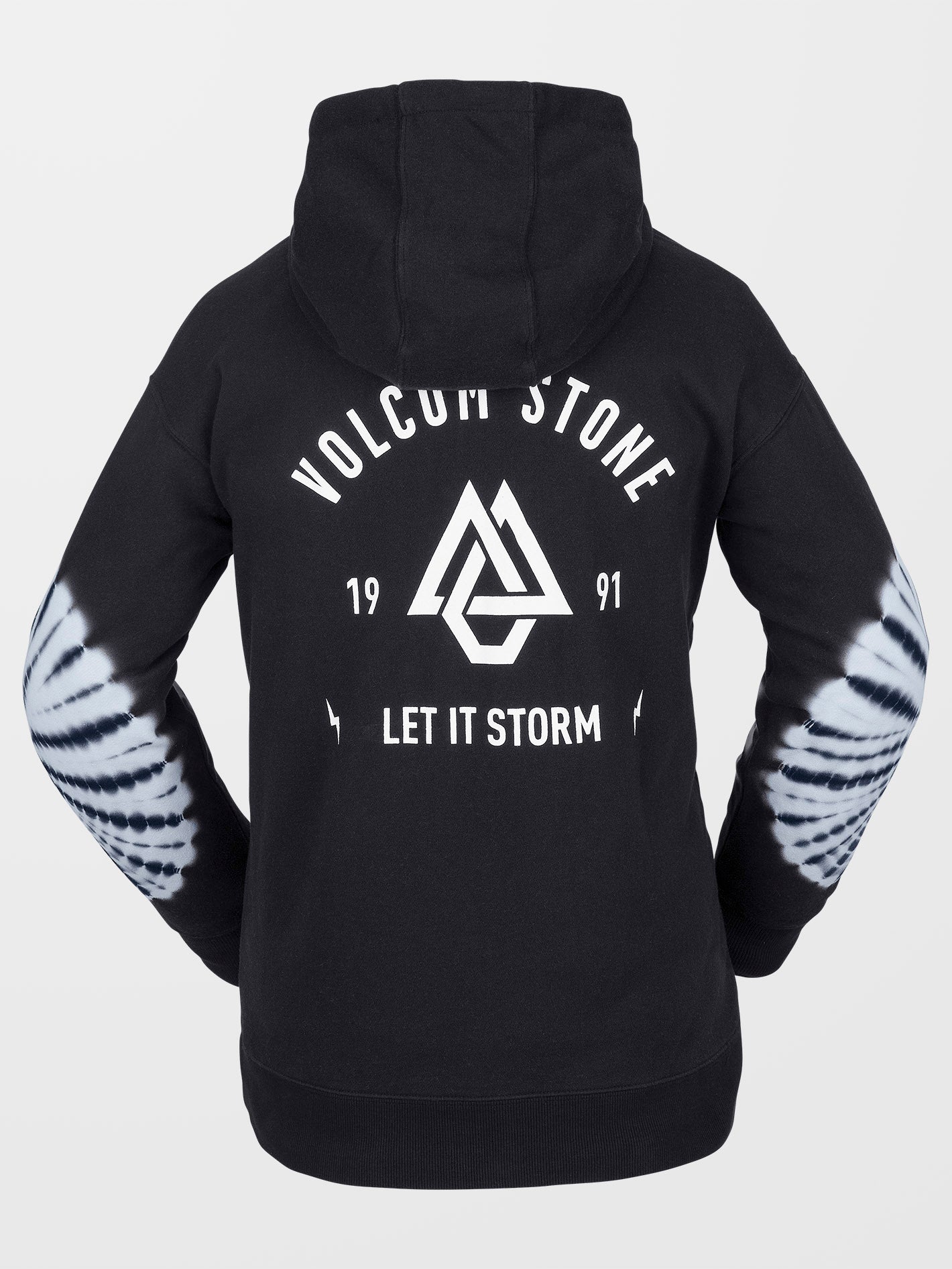 Costus Fleece Hoodie Black Volcom United Kingdom