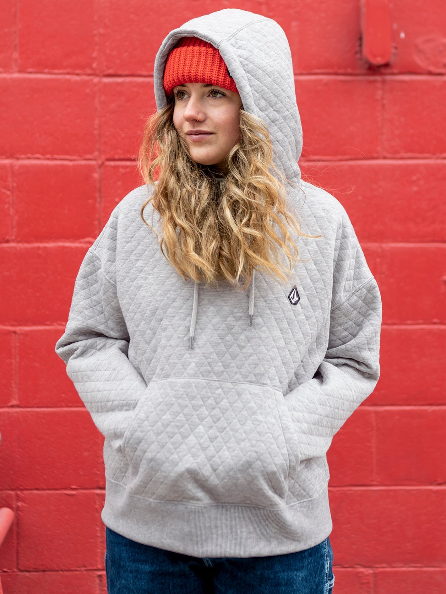 V.Co Air Layer Thermal Hoodie HEATHER GREY HEATHER GREY XS